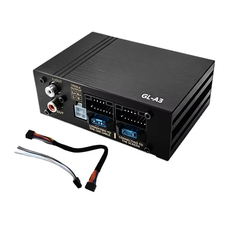 Junsun DSP Car Audio Processor 4*80W For Android Radio Stereo Amplifier HIFI Speaker Subwoofer Enhancement Plug and Play