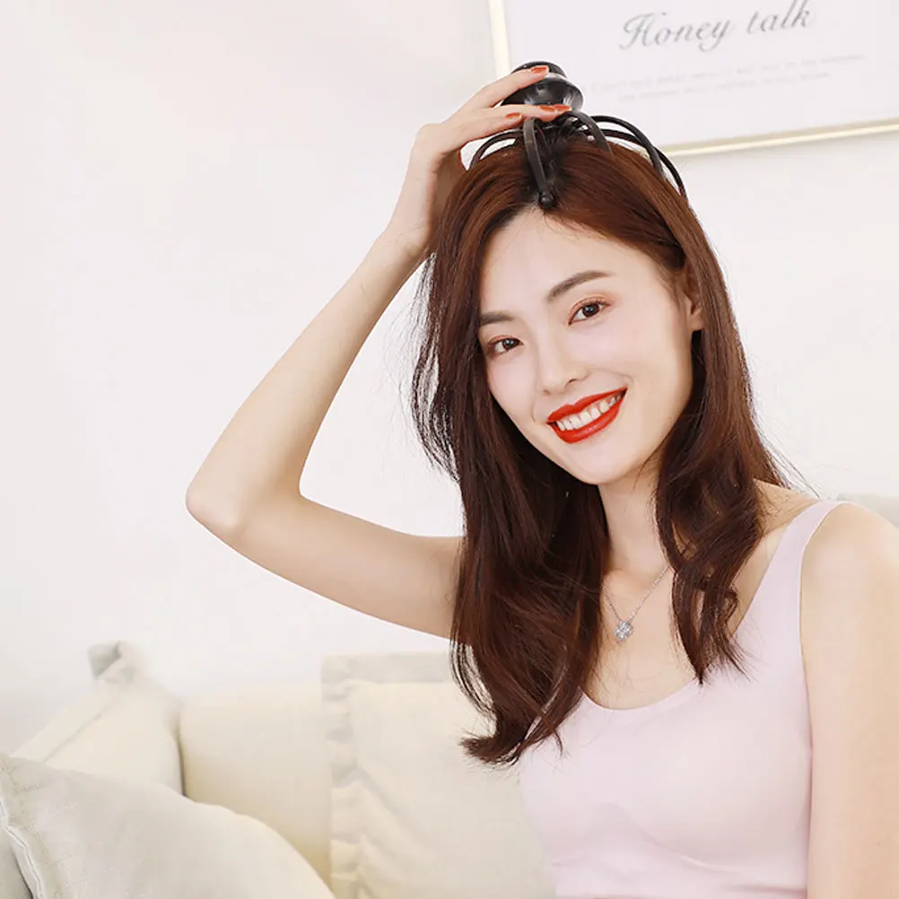 

Head Massager Machine Head Massage Claw With Steel Ball Scalp Tool H held Claw Steel Ball Portable Vibration Massage Fatigue