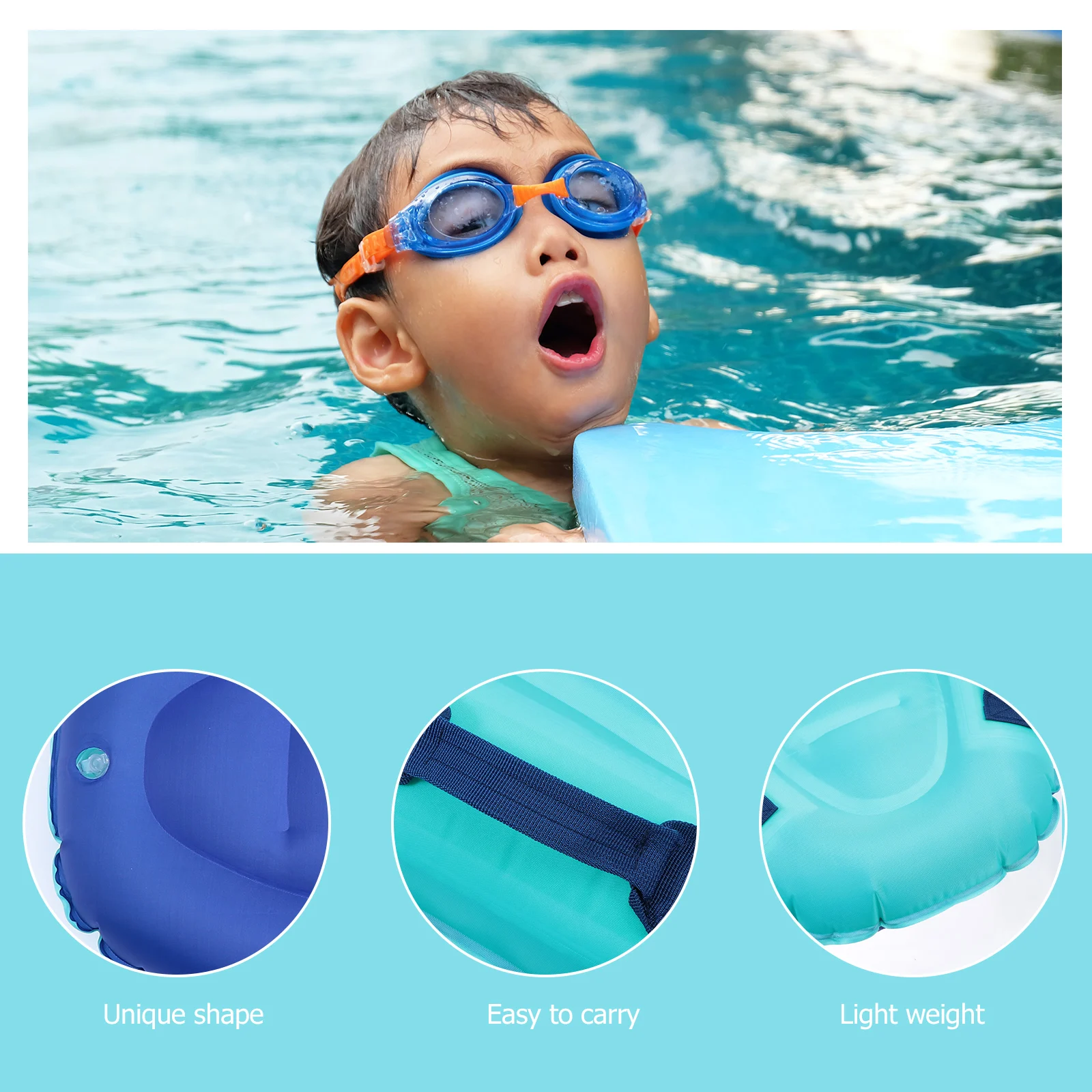 

Inflatable Swimming Board Surfboard PVC Outdoor Polyester Oxford Cloth with Peritoneal Water Pressure and Pool