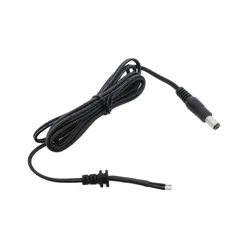 Power Adapter supply Cord DC Male Plug 2pin DC wire Cable 5.5*2.1mm Output for cctv camera laptop charger 150cm repair