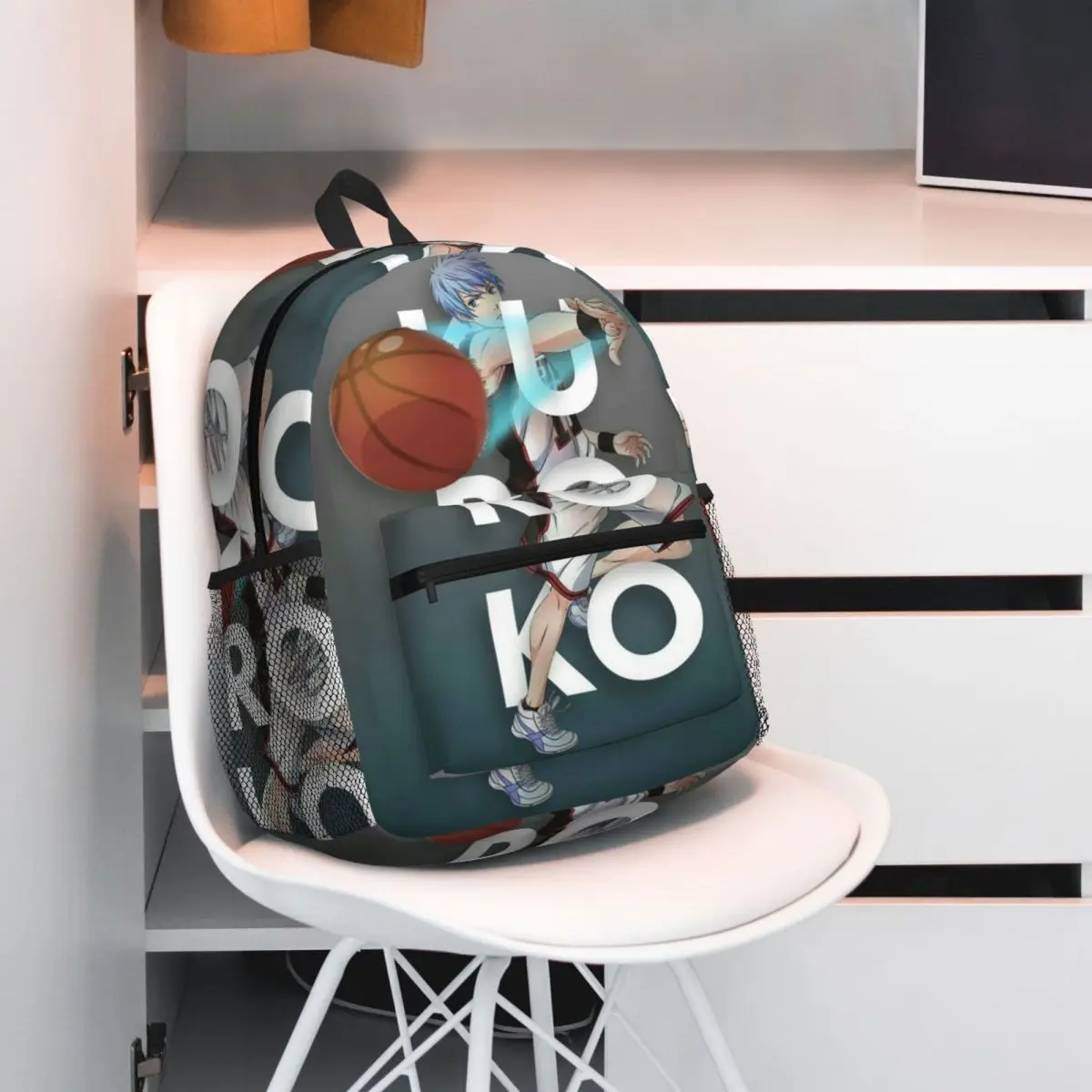 

Баскетбольный рюкзак Kuroko No Basket в стиле аниме, рюкзак большой емкости, детская сумка для книг, школьная сумка, сумки на плечо для мужчин и женщин