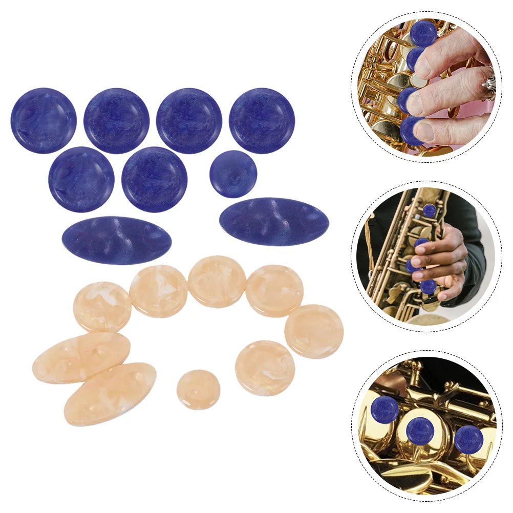 

18 Pcs Button Saxophone Key Buttons Tenor Accessories Decorate Replacement Alto Pad