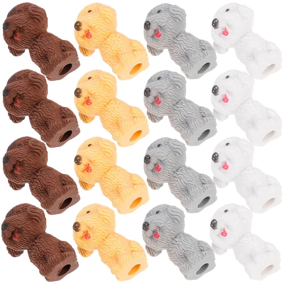 24 szt. Urocze gumki do mazania w kształcie zwierzątek, mini gumki z motywem psów do naprawy błędów przy pisaniu, dekoracji, na biurko, upominki na przyjęcia, zestaw artykułów papierniczych hurtowo.