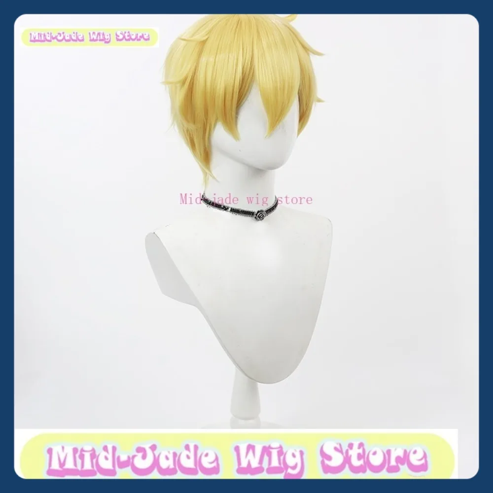 Peluca de jade medio, tienda No Girls In The Mix, peluca de Cosplay Kohaku, juego de Anime, juego de rol, pelo sintético, fiesta de Halloween