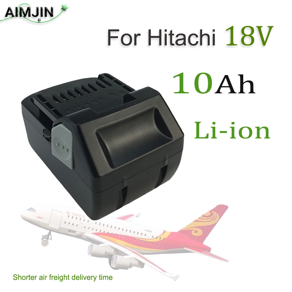 

For Hitachi 18V 6000/8000/10000mAh Li-ion Battery， Cordless Power Tools for BSL1850 BSL1860 BCL1815 EBM1830 BSL1840