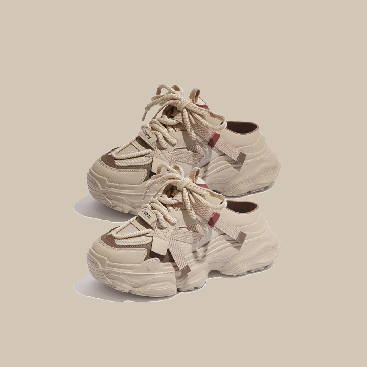 

Chunky Sneakers for Women, Women's Fashion Sneakers, Lace Up Platform Comfortable Casual Dad Shoes