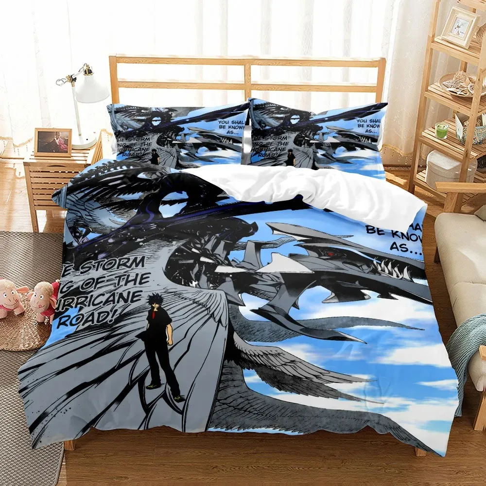 

Storm King Duvet Cover Set Without Sheet King Queen Double Full Twin Single Size Bed Linen Set