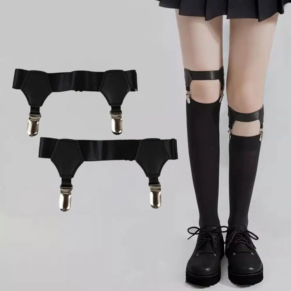 

Calf Sock Clip Adjustable Non-slip Sock Garters for Men Women Calf Loop Sock Strap Holders Anti-slip Stocking for Legs