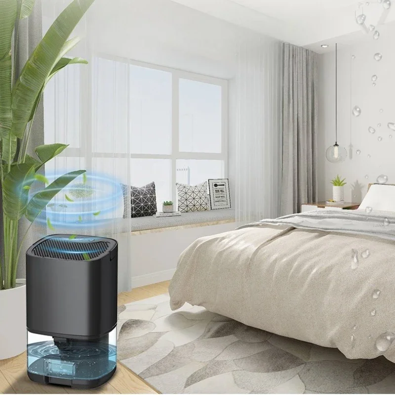 Small Bedroom Dehumidifier Household Dehumidifier Silent  Mini Moisture-proof Dryer