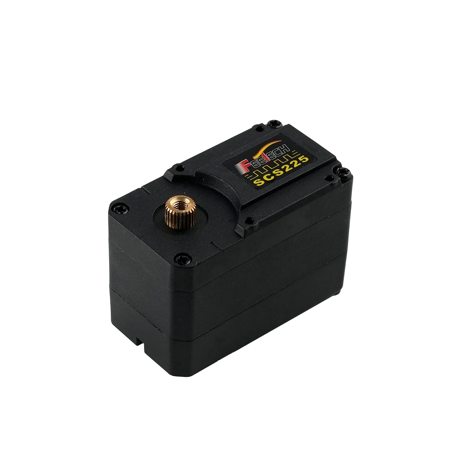 FEETECH SCS225-C006 19kg.cm Servo Bus Serial Servo Motor de núcleo de engrenagem de metal de eixo duplo 300 °   Trompa de servos de nível de sinal TTL ajustável