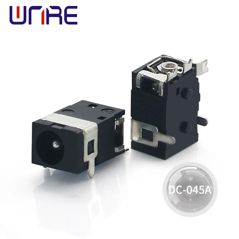 DC-045A SMT DC Power Socket Interface Black Connector Accessories Adapter Equipment Product Charging Port Female
