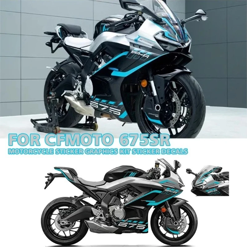 Motorcycle Full Body Sticker Graphics kit Sticker Decals Decoration Protect Stickers For CFMOTO 675SR 675SRR 675SR-R 675 SR