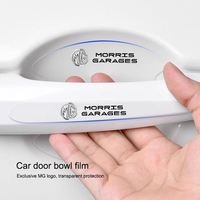 8Pcs Car Door Handle Protector Stickers Decals For Morris Garages MG Cyberster MG3 MG5 MG7 MG6 ZS ES5 ONE HS MG4 EV Cyber X EZS