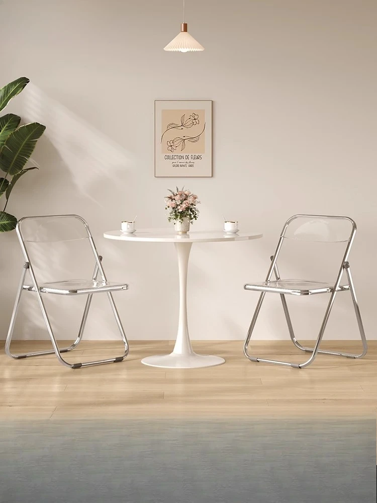 

Negotiate small round table and chair combination lounge area reception milk tea shop commercial rock slab table High Quality