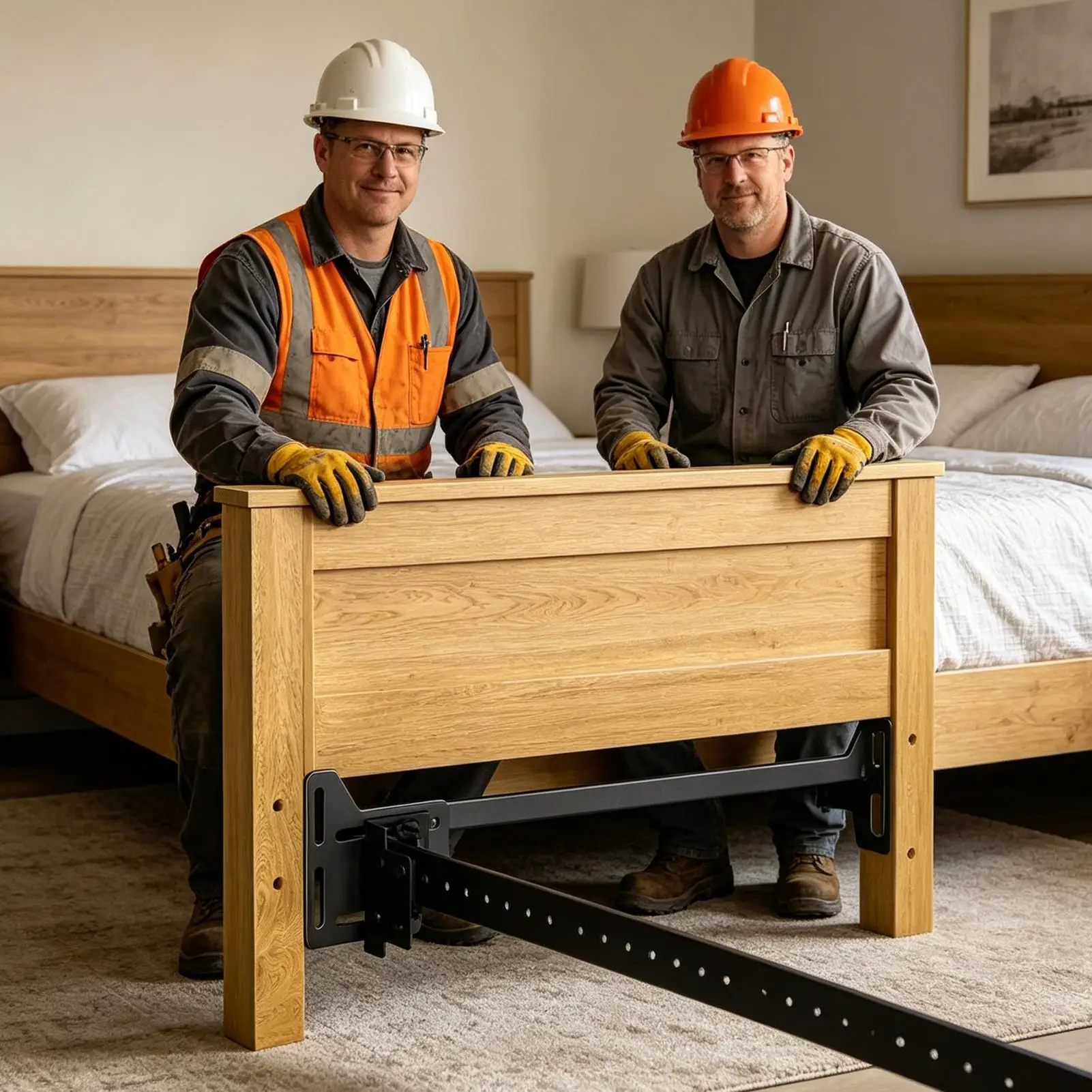 Headboard Brackets 2 Pieces Metal Heavy Duty Modification Plate With Hardware Headboard Bed Frame Brackets For Wall Sleep Cave