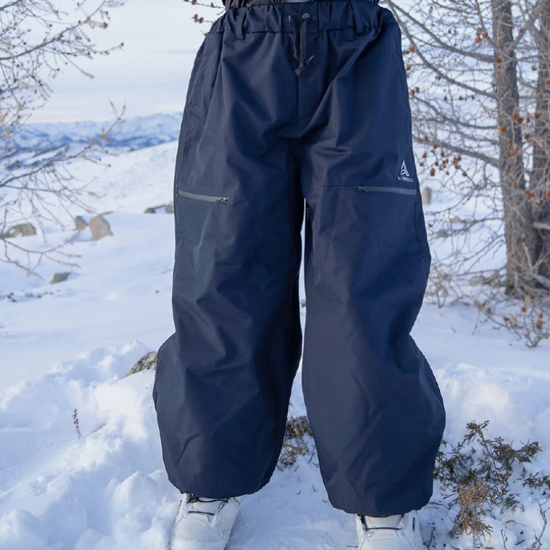 New 2024 Winter Snow Pants Snowfield Sport Adding Cotton Women Overalls Pro Waterproof Windproof Men Ski Pants Warm Tracksuit