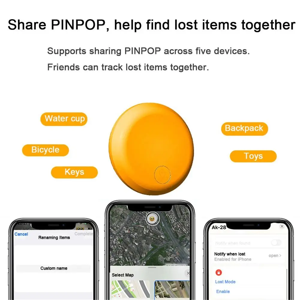 Dispositivo di localizzazione Posizionamento globale Localizzatore di etichette intelligenti Durata della batteria ultra lunga Mini localizzatore anti-smarrimento portatile Mini localizzatore per bambini