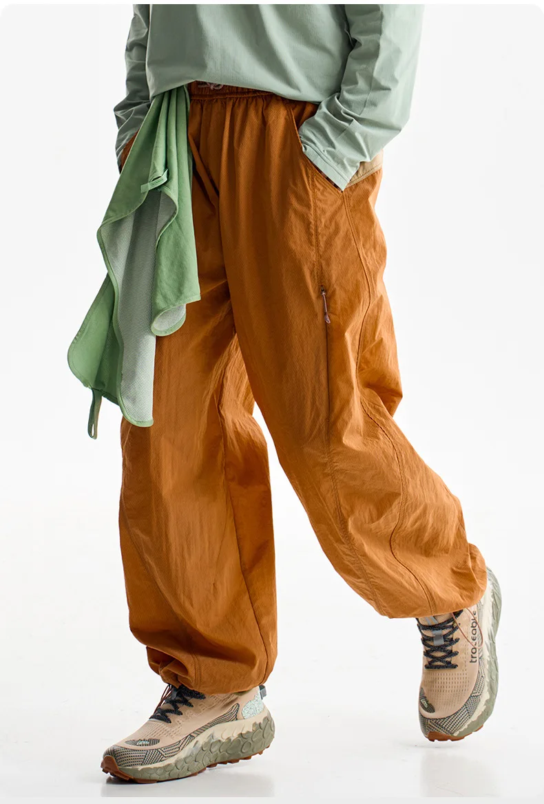 Leichte Outdoor-Wanderhose, atmungsaktiv, wasserdicht, schnell trocknend, lange Hose für Herren und Damen, Reise- und Arbeitskleidung, Fallschirmjägerhose – Detail 2