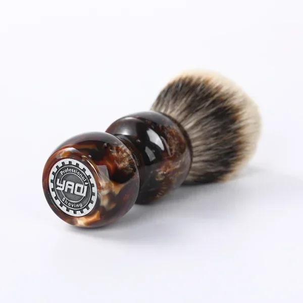 Herren 2026 Nassrasierpinsel YAQI Caramel 26MM Zweiband-Haar-Rasierpinsel – Detail 3
