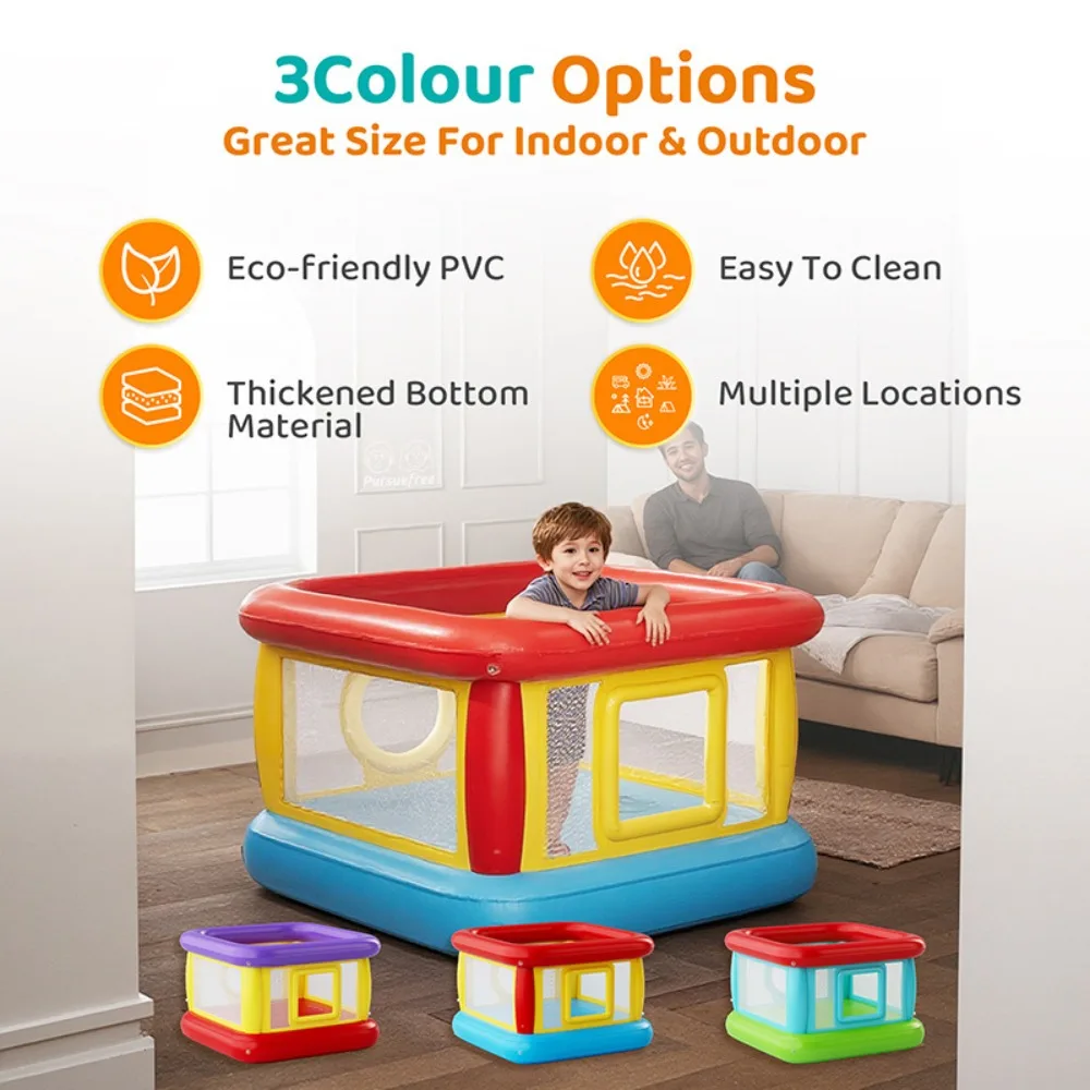 Inflatable Bounce House Castle for Kids 3-12 Indoor Outdoor Trampoline Jumper Toy Bouncer Playhouse Home Backyard