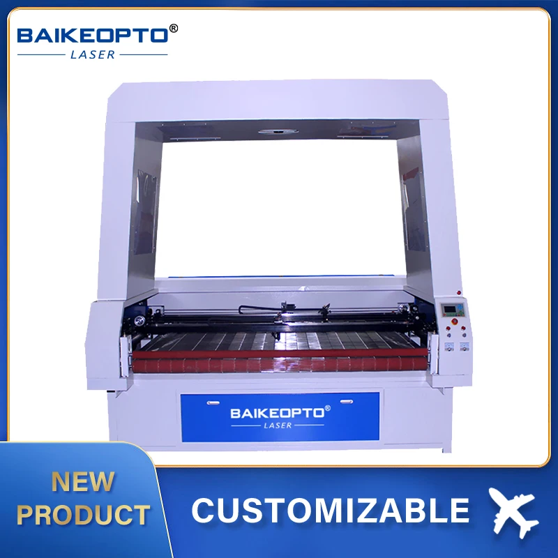 BK-K1810 100W Laser Engraver Machine Engraving Cutting Machine Wood Router CNC Automatic Feeding Rubber Rod