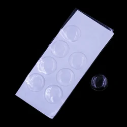 Epoxy Resin Domes Cabochons Stickers 3D Flat Back Round High Transparency Clear For Photo Jewelry DIY Findings 12mm Wholesale