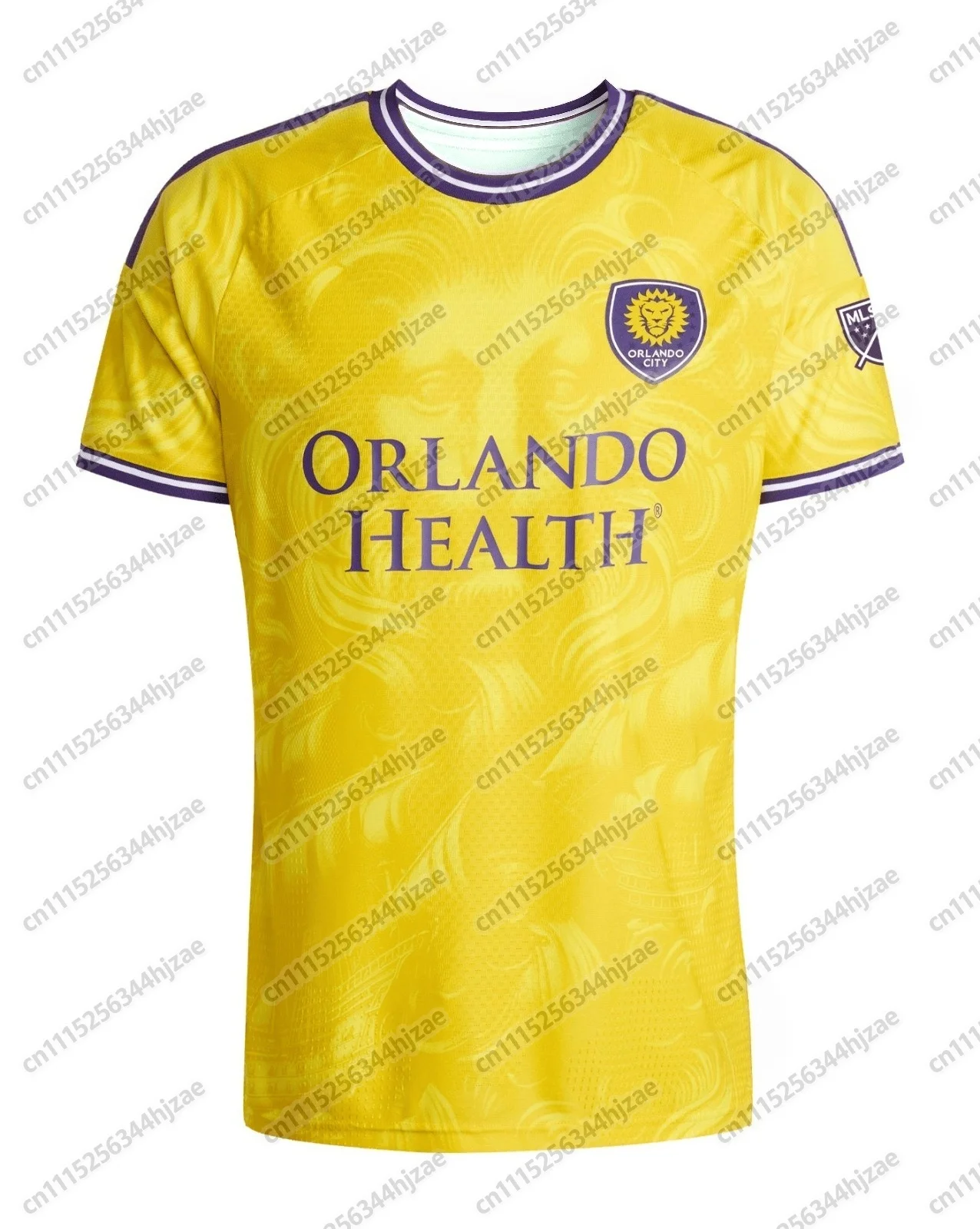 26-27 Orlando City Herren Fußballjacke Kurzarm Schnelltrocknend Fan Edition Match Training T-Shirt Sportbekleidung Family Edition – Detail 7