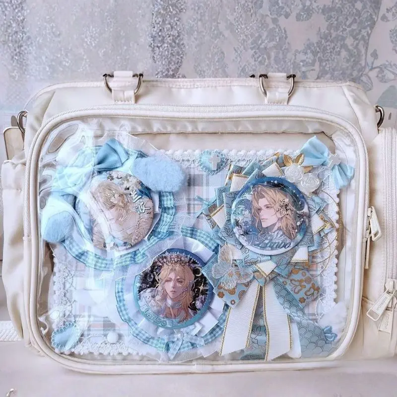 

Милый набор для значков Itabag: готовая доска-витрина, чехол для значков, пушистый кролик, вкладыш-органайзер для Ita Bag