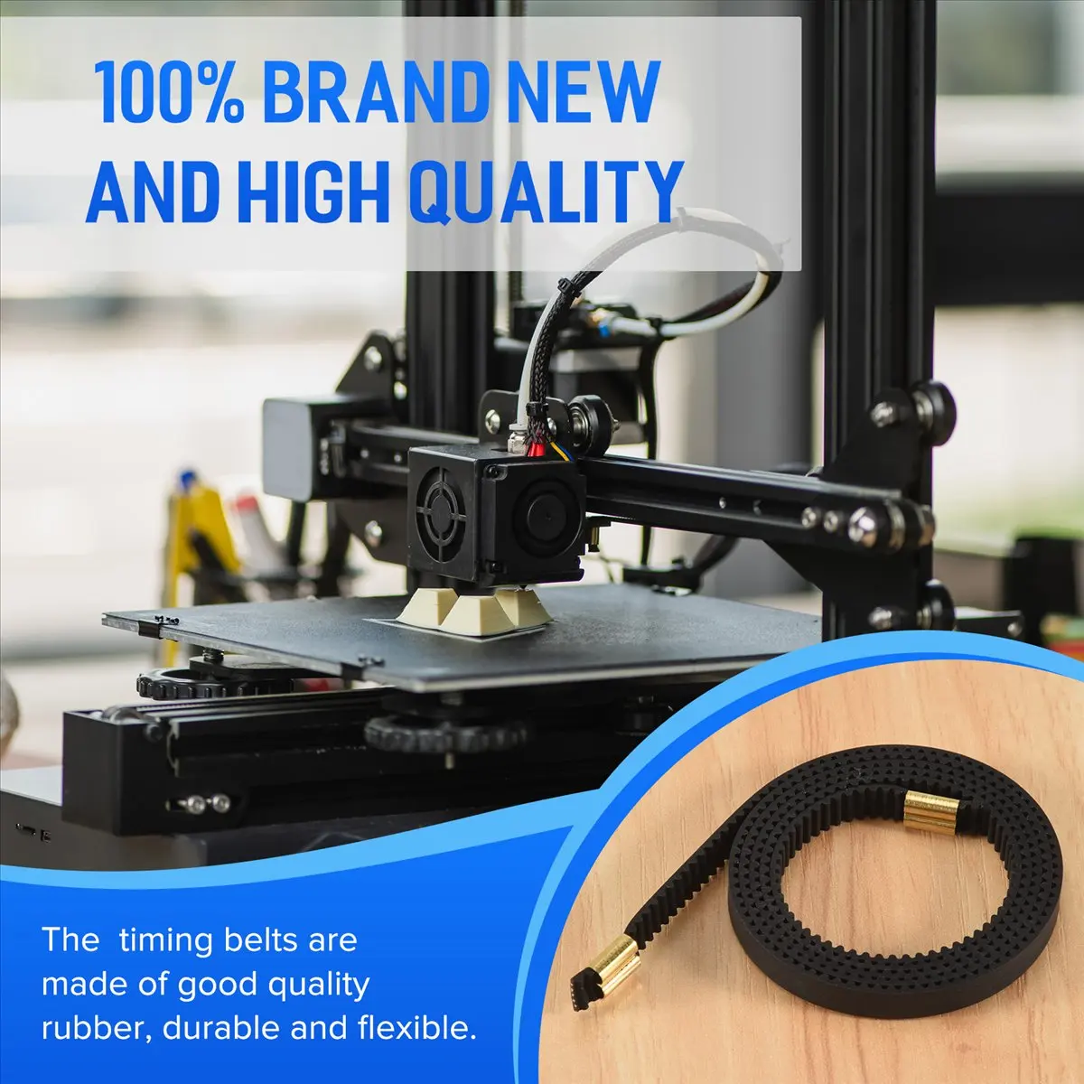 【~ NEW A89Z】X+Y Synchronous Belt -6Mm X 765Mm+Y 720Mm Closed-Loop Timing Belt Terminal For Creatity 3 3D Printer Parts