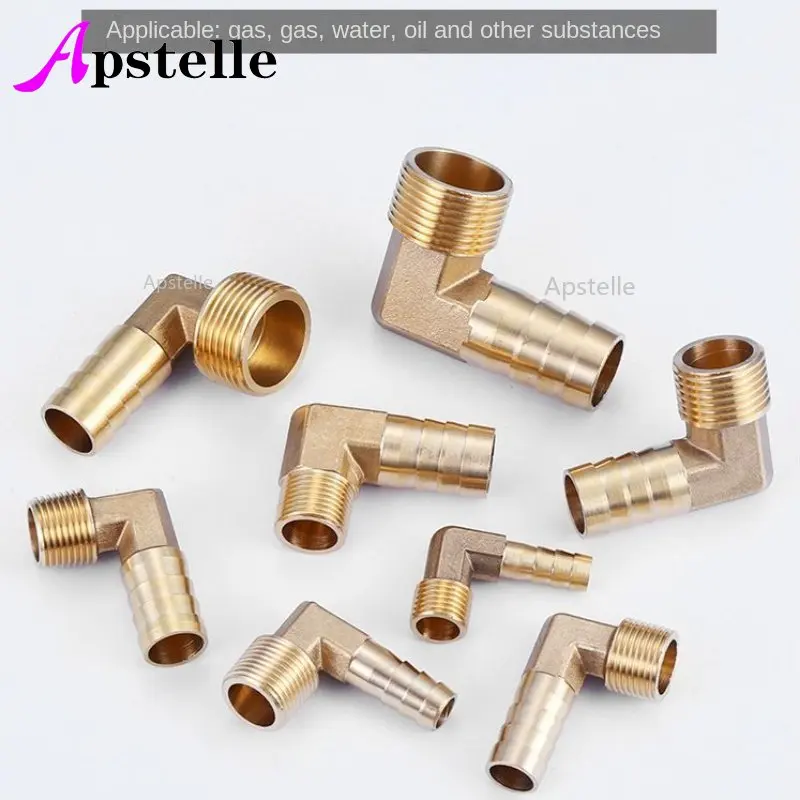 APSTELLE 6 8 10 12 14 16 مللي متر خرطوم بارب موصل خرطوم ذيل الموضوع 1/8 1/4 3/8 1/2 BSP PL معبد موصل النحاس الأنابيب المناسب