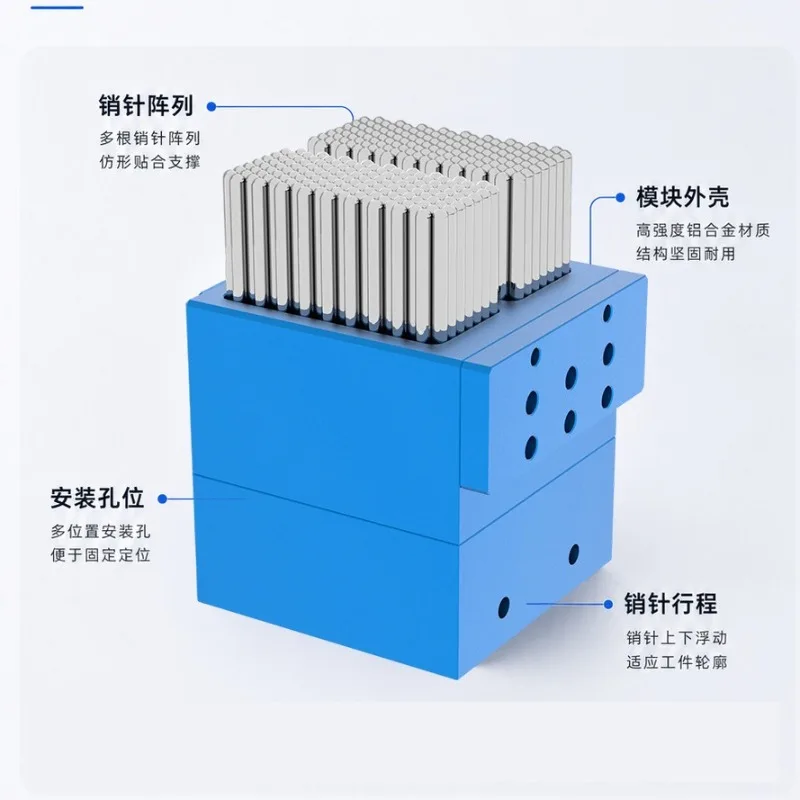 Inspection tooling Manual locking fixture, flexible positioning array numerical control machining fixed seat