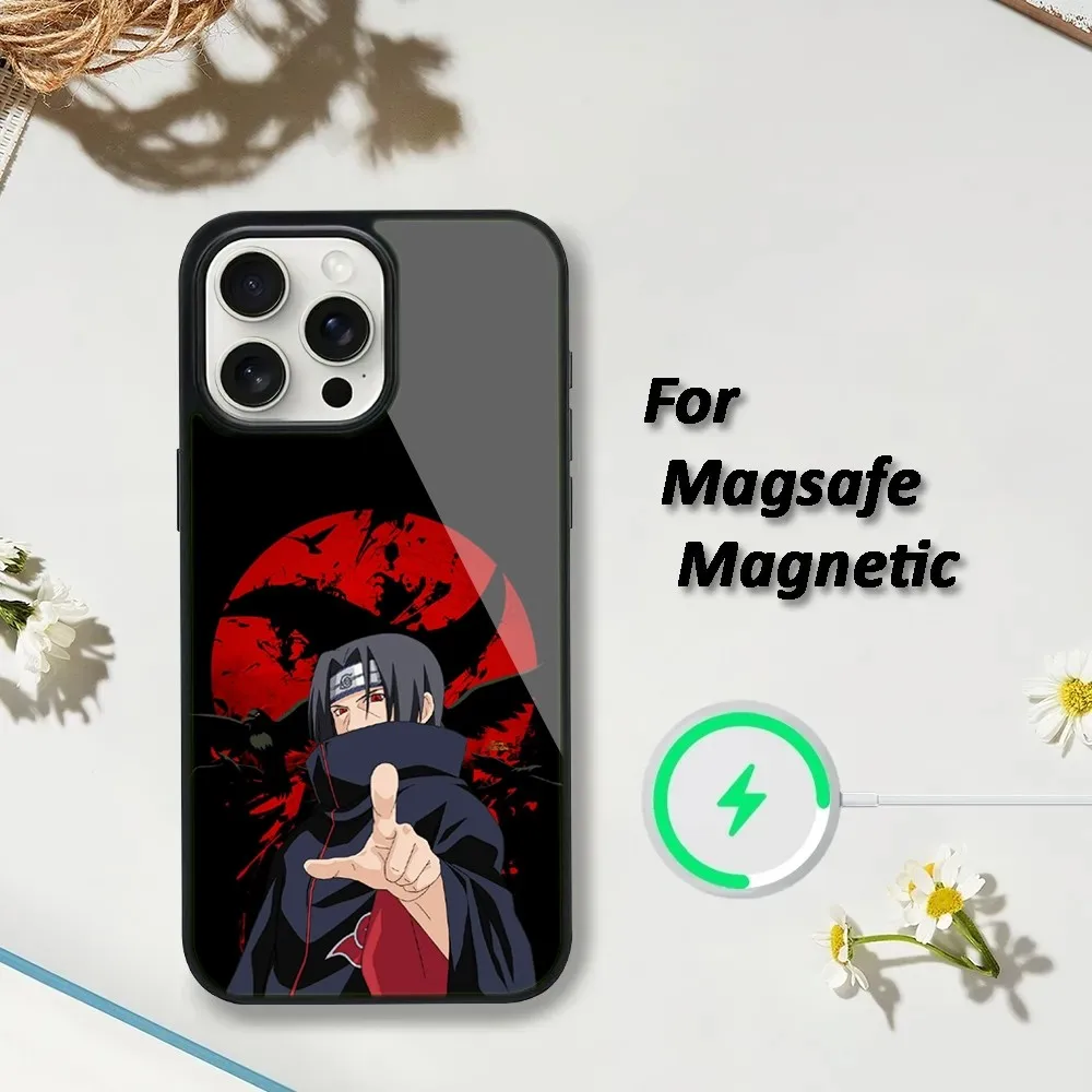 Sasuke Cool U-Uchiha Phone Case For iPhone 16,15,14,13,12,11,Plus,Pro,Max,Mini Magsafe Magnetic Wireless Charging