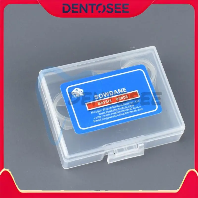 Matriz anterior dupla dentária, matriz secional transparente autoadesiva para restaurações de classe iii, materiais compostos