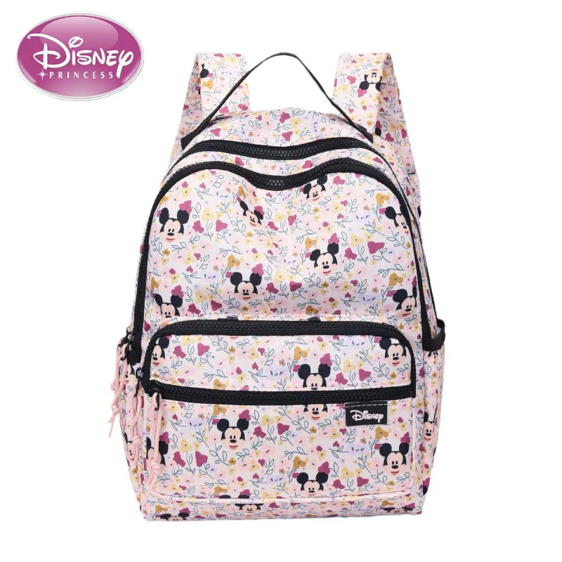 

Disney New Cartoon Cute Minnie Printed Large Capacity Backpack Daily Travel Bag