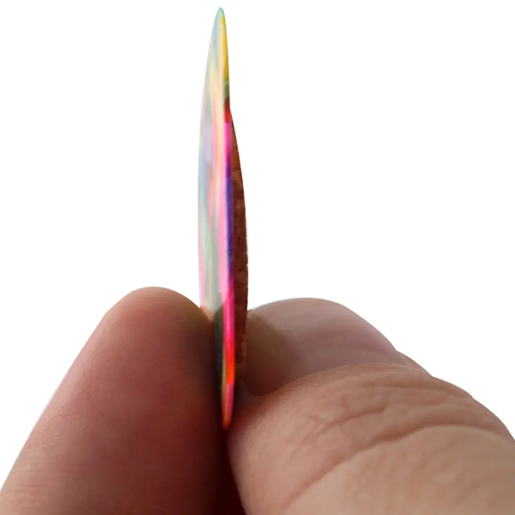 

20Pcs Non-Slip Guitar Pick Grips Wooden Grip for Improved Technique Self-Adhesive Picks Accessories Light Brown