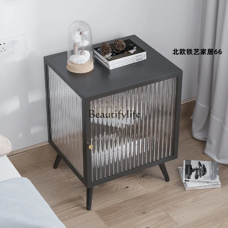 

01Nordic Simple Modern Light Luxury Small Apartment Bedroom Storage Cabinet