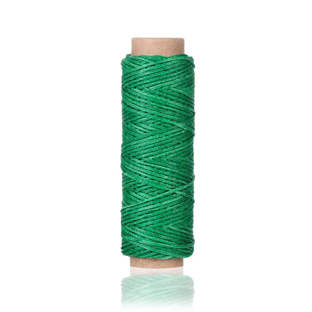 30m/roll Waxed Thread Cotton Cord String Strap Hand Stitching Thread for Leather Handicraft Tool Material Accessories