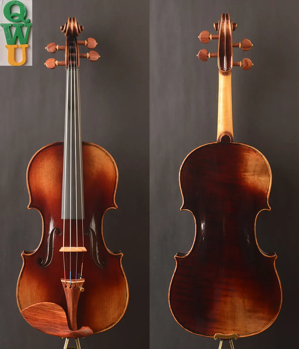 1PC back!Dark oil anti Advanced ! A full size Stradivari 1709 