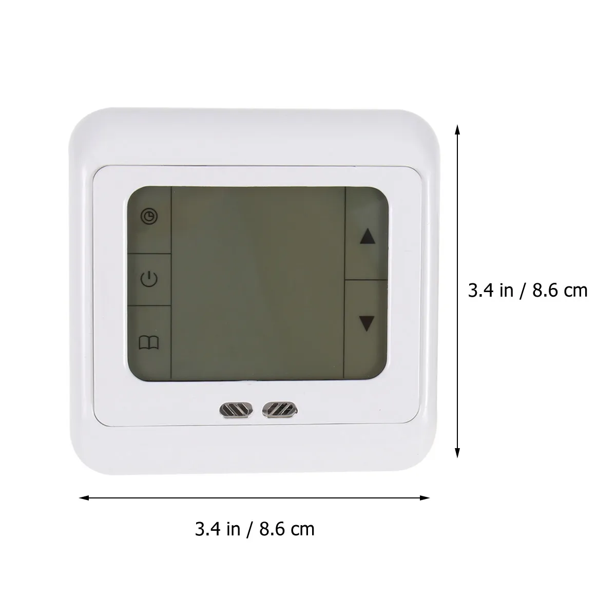 Digital Programmable Smart Thermostat Touch Display Room Heating Controller Underfloor Heating M External Probe White
