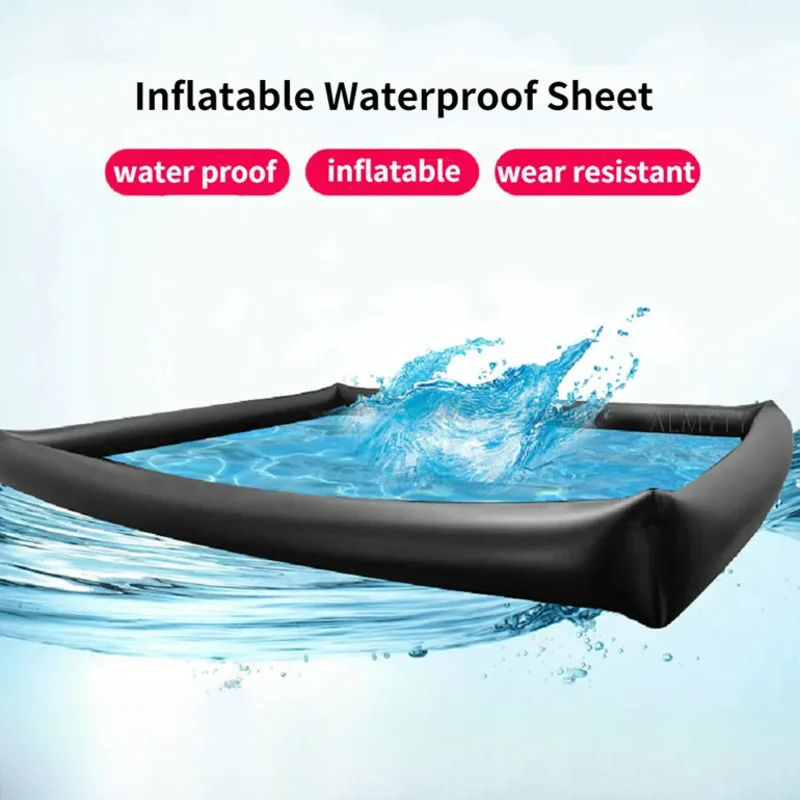 

Inflatable Water Bed Sheets Flat Flat Bedside Air Mattress Waterproof Protector Sheet Essential Oil Massage Spa Sex Furniture