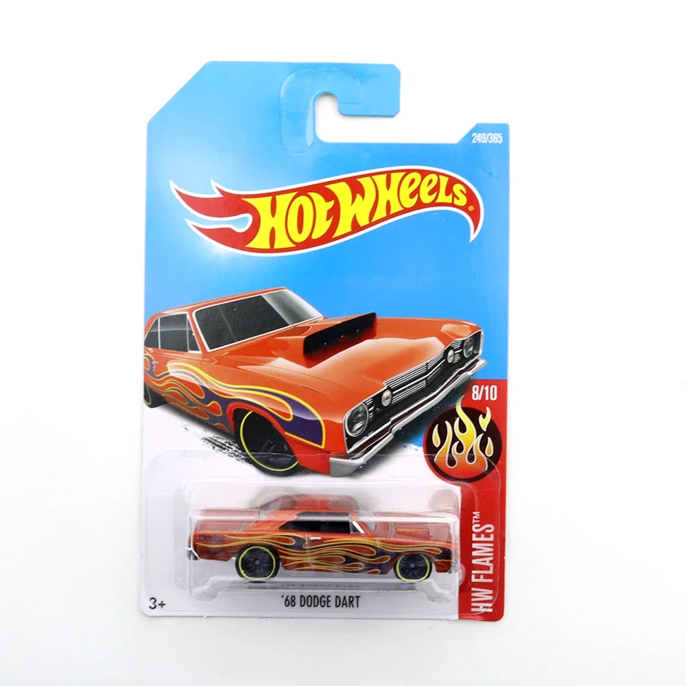 2020-70 2022-63 Original Hot Wheels Mini Alloy Coupe 68 DODGE DART 1/64 Metal Diecast Model Car Kids Toys Gift