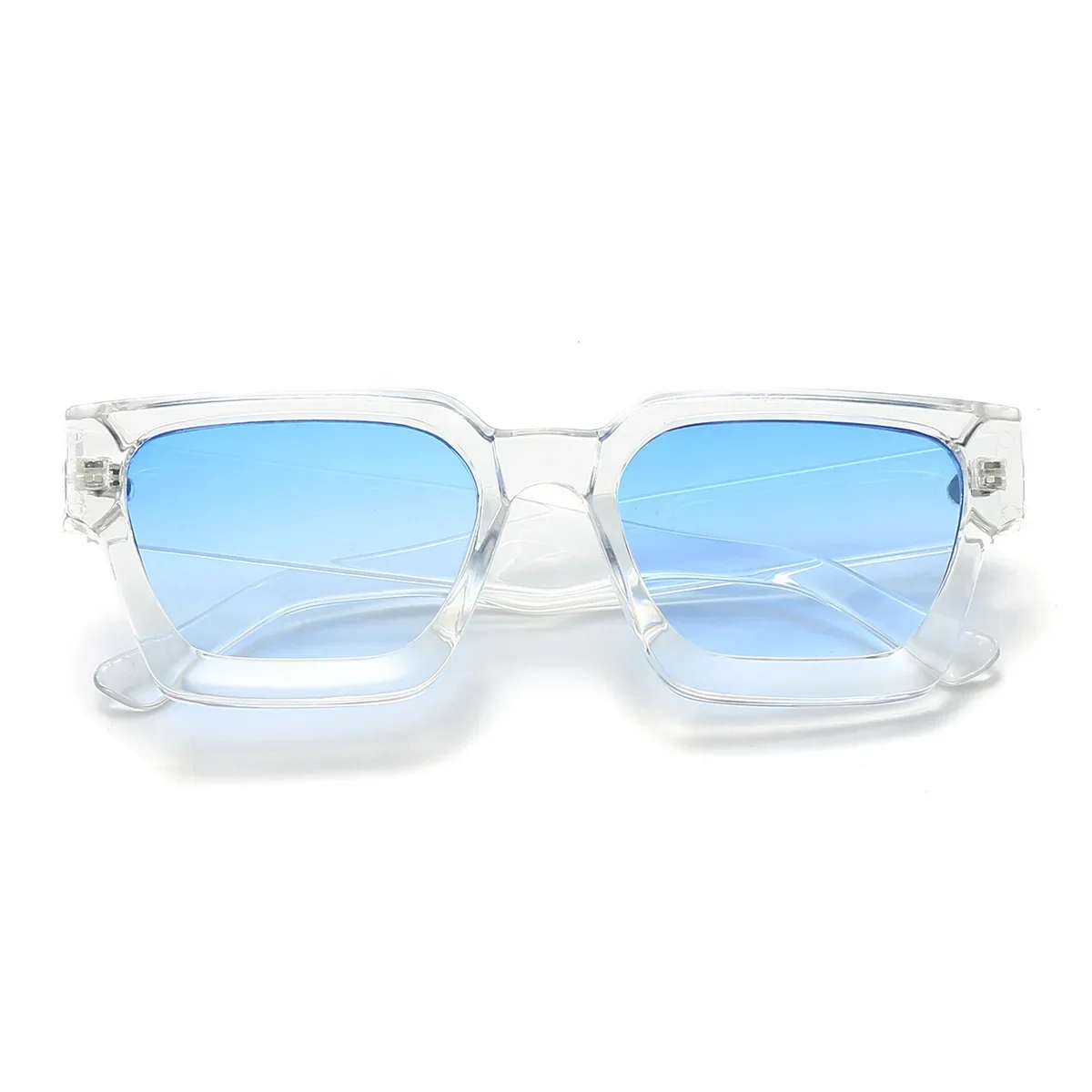 Fashion Square Women Luxury Sunglasses Retro Gradient Blue Eyewear Designer Men Trending Sun Glasses Shades UV400