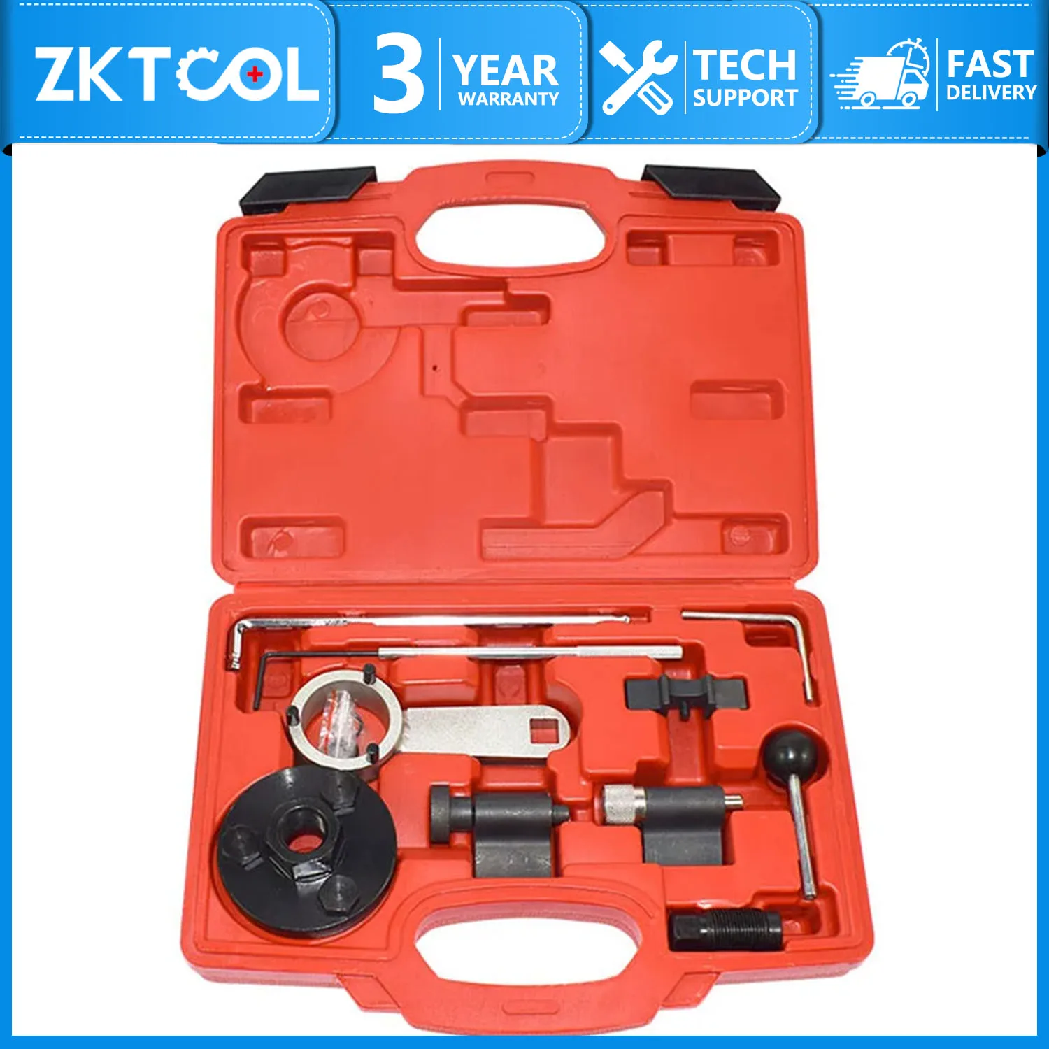 

Camshaft timing belt tool kit suitable for Volkswagen Audi VAG diesel 1.6 2.0A3 A4 A5 A6 TT Q3Q5 T10051 T10052