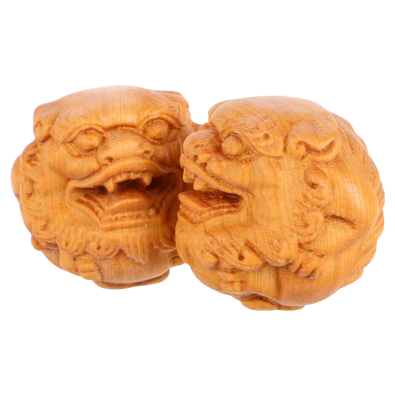 

2Pcs Wood Hand Training Balls Portable Exercise Props for Seniors Improve Circulation Grip Comfortable Massaging Ball