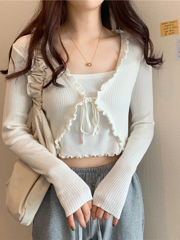 

Универсальный вязаный свитер Long Sve с деревом ain Street Sle Slim Fit Moisture ng, весна-осень-зима, женский...