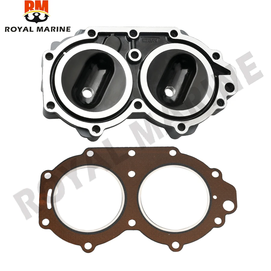 

Головка цилиндра с прокладкой 6F6-11111-00-1S 6F5-111181 для подвесных лодочных моторов Yamaha 6F6-11111 2T 40 л.с. 40J Parsun T36-04000002 6F5-11111