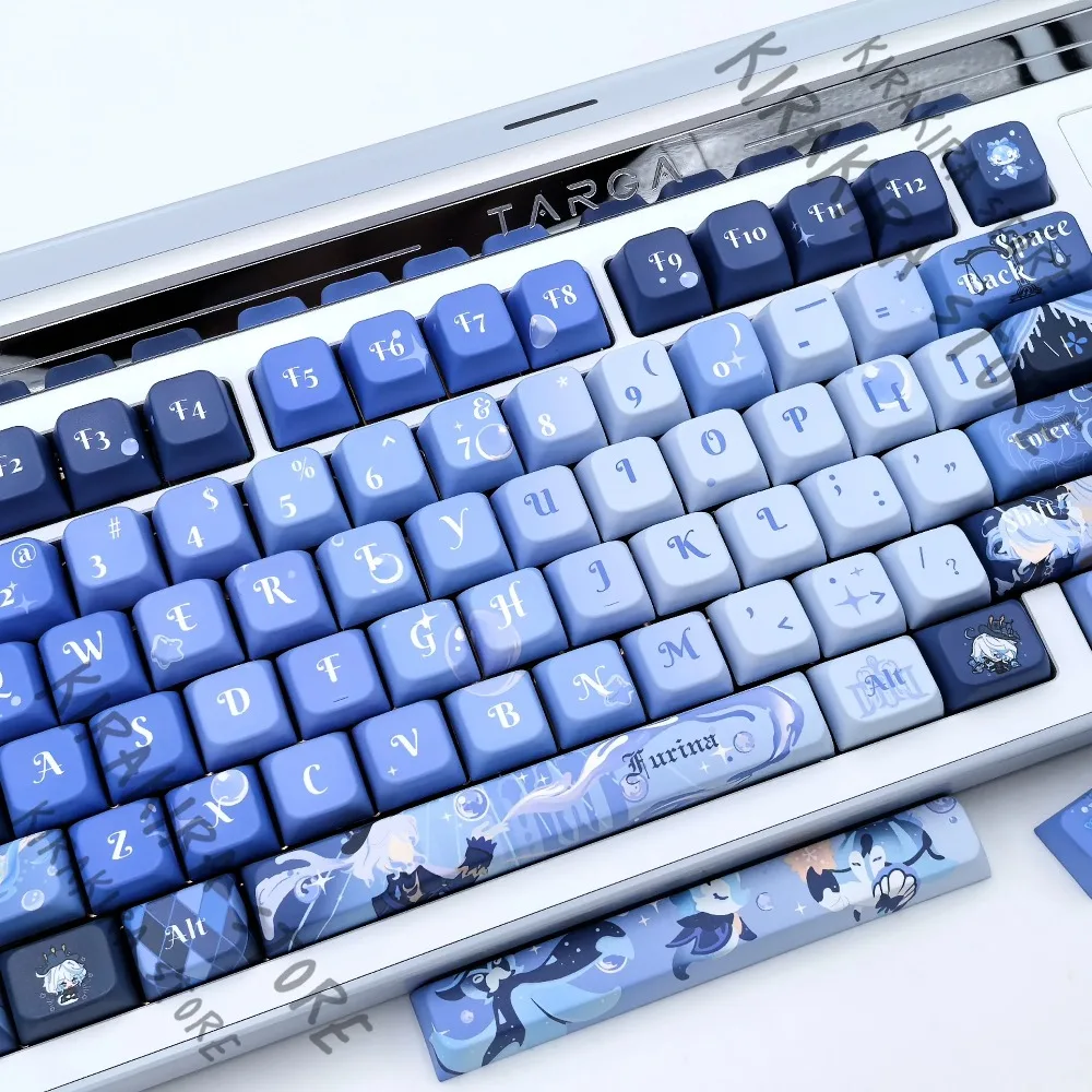 

Furina Focalors Impression MDA Keycaps KBC Kforce Genshin Impact Cosplay Computer Decoration Figurine Creativity Present