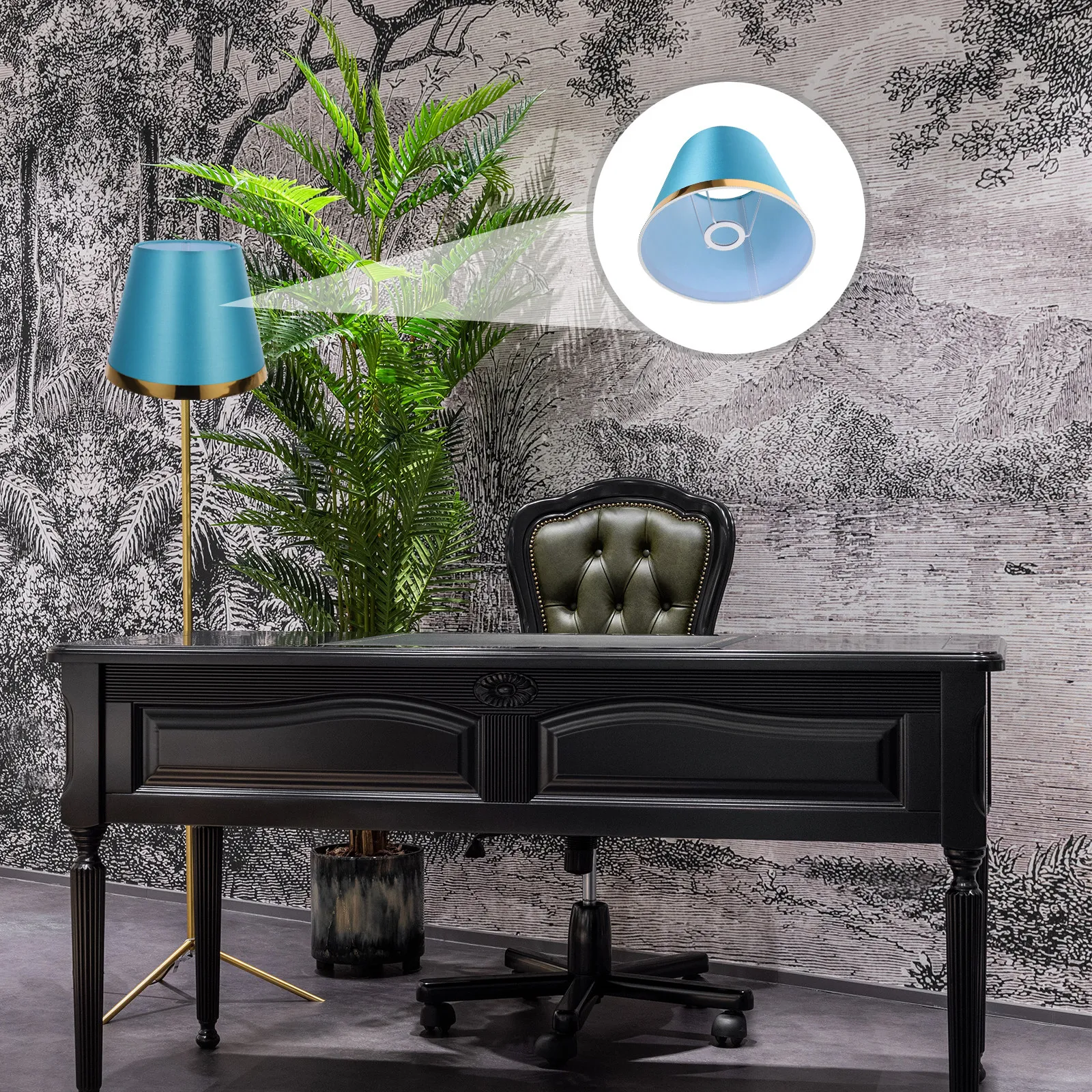 1Pcs Elegant Cloth Craft Lampshade Delicate Indoor Lamp Cover Decorative Home Light Shade Warm Atmosphere Dust Protection