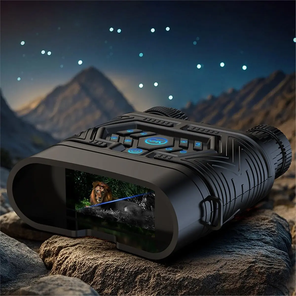 Outdoor HD Digital Binoculars Camera Infrared Night Vision Binocular Telescope for Camping Wildlife Observation
