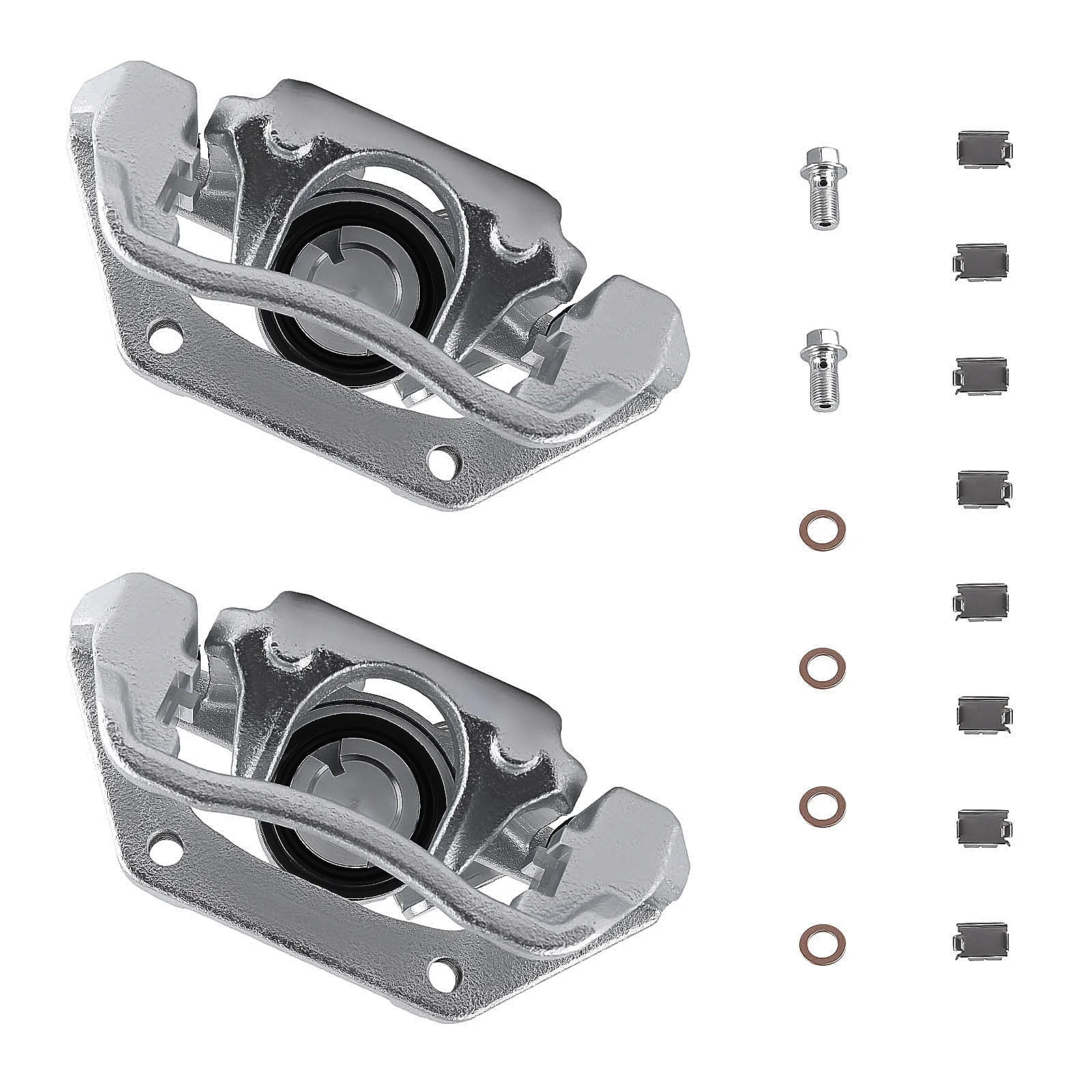 

Set Rear Disc Brake Caliper W/ Bracket For Ford Ford Edge 2011-2014 18-B5299